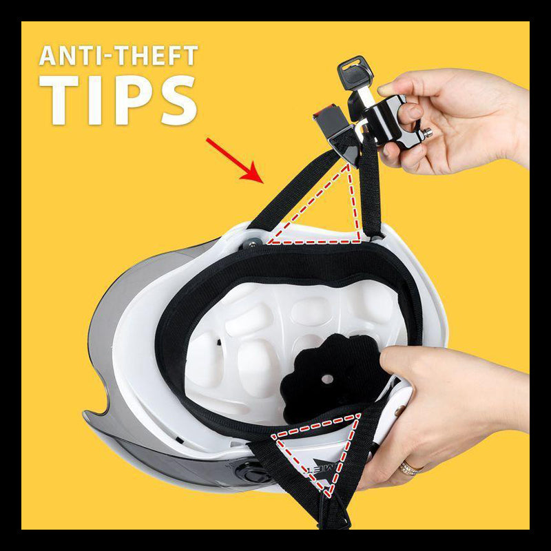 Multifunctional Motorcycle Helmet Lock