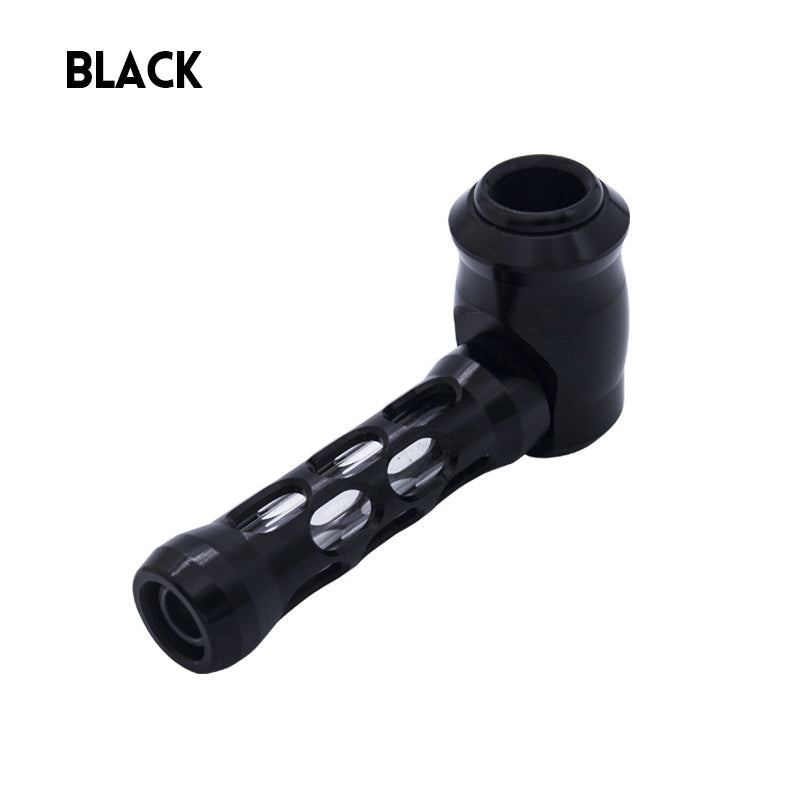 Exquisite Metal Hollowed-Out Tobacco Pipe