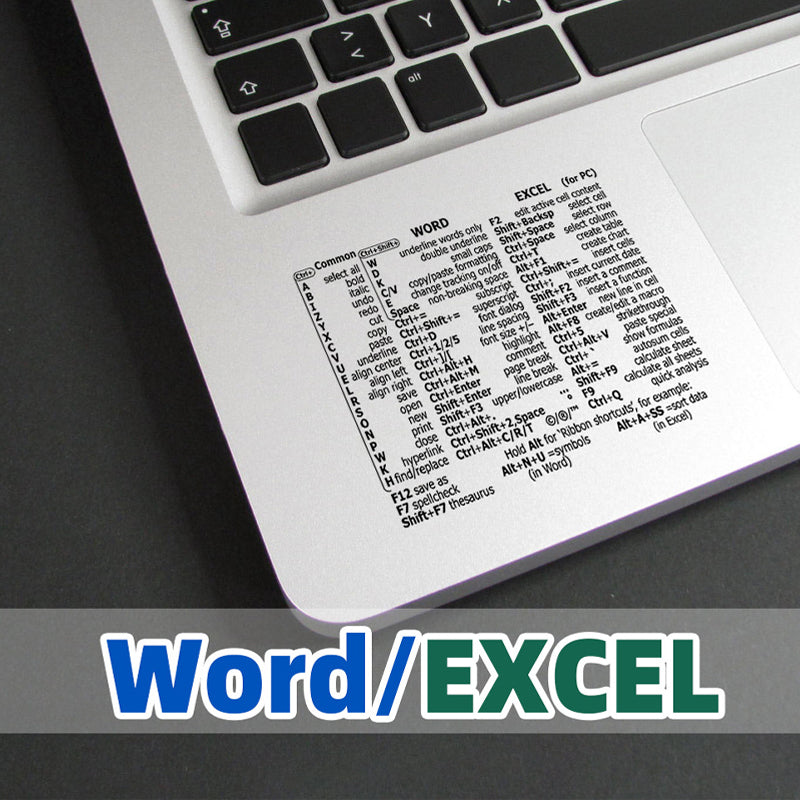 Keyboard Shortcut Stickers (4PCS)