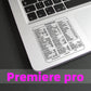 Keyboard Shortcut Stickers (4PCS)